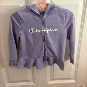 Champion Kids Lavender Zip-Up Hoodie 3T